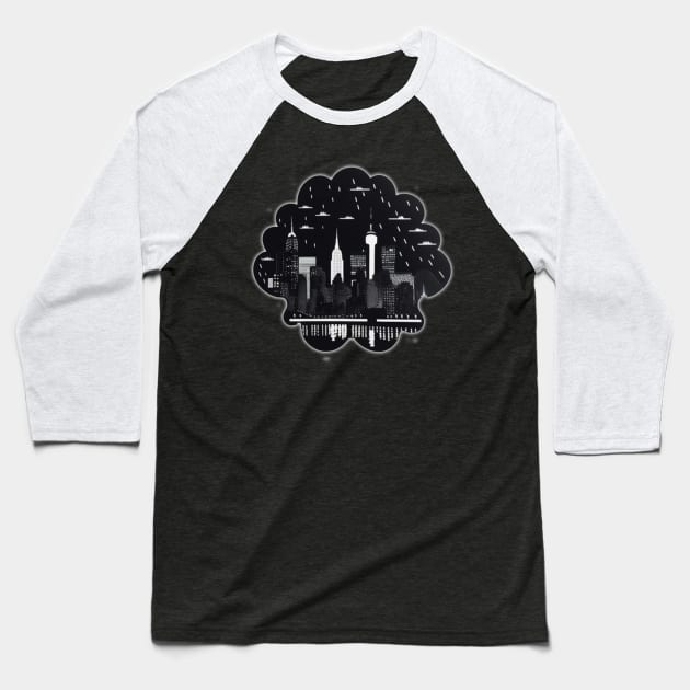 Rainy new York Baseball T-Shirt by K-sh0p